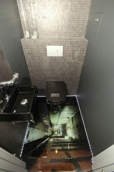 loftowa łazienka