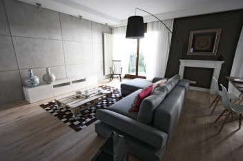 Beton architektoniczny na ścianie jako ozdoba wnętrza