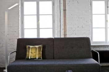 Studio w loftowym klimacie