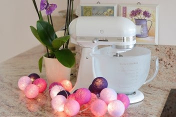 Kolorowe lampki Cotton Ball Lights