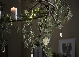 Dekoracje świąteczne w skandynawskim stylu - światło