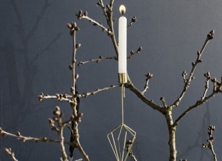 Dekoracje świąteczne w skandynawskim stylu - światło