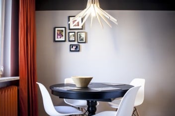 Sklejkowa lampa