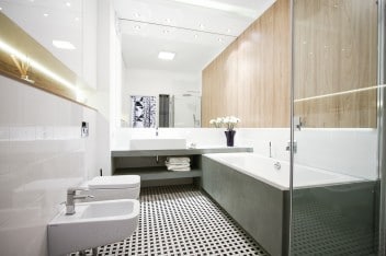 Beton architektoniczny w łazience