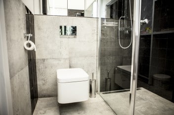 Beton architektoniczny w łazience