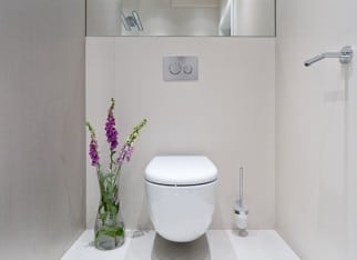 Mała łazienka w stylu nowoczesnym