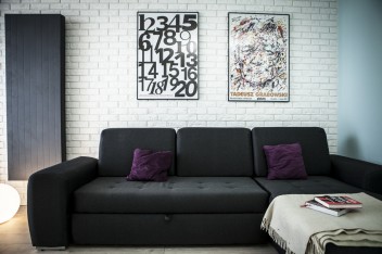 Małe mieszkanie w minimalistycznym stylu