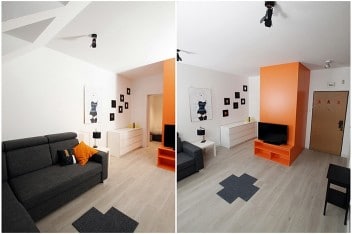 Mieszkanie studenta: salon