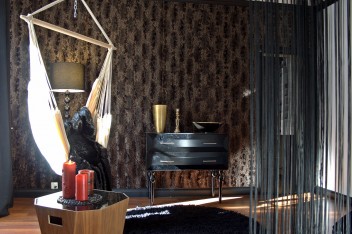 Sypialnia w stylu glamour