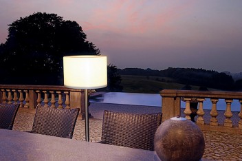 Lampa stojąca z abażurem - Spotline