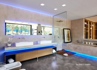 Oświetlenie w nowoczesnej łazience?