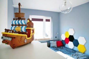 Wystrój w pokoju dziecięcym
