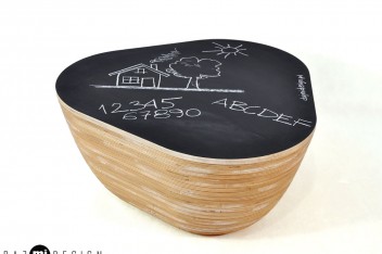 Niski Puf od Daj mi design - blacktop