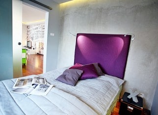 Sypialnia w stylu industrialnym