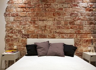 Sypialnia w stylu industrialnym