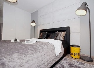 Sypialnia w stylu industrialnym