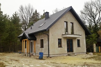 Budynek jednorodzinny w konstrukcji metalowej