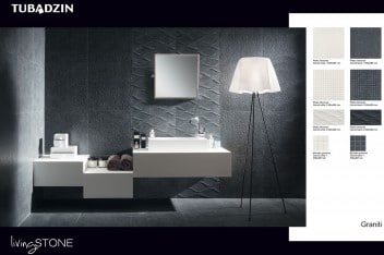 Kolekcja Livingstone Tubądzin: Graniti black