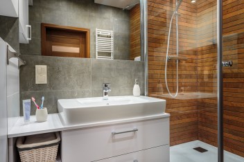 Elegant bathroom interior