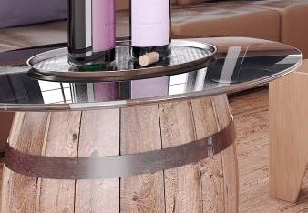 Aranżacje w stylu DIY - drewno w salonie
