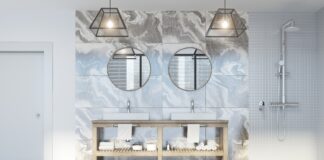 Lampy sufitowe w łazience