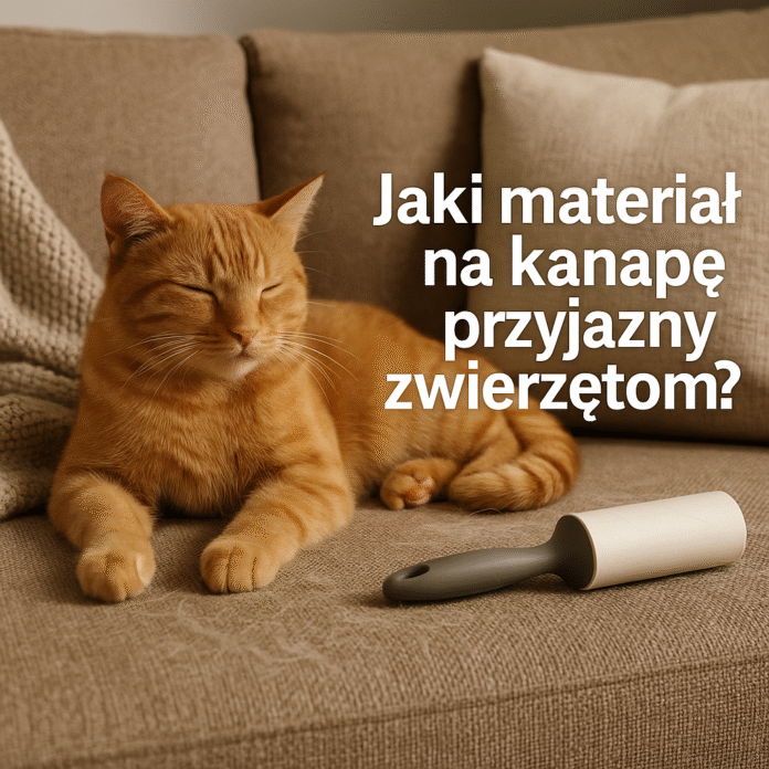 materiał na kanapę przyjazny kotu