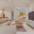smart home, salon nowoczesny ze schodami